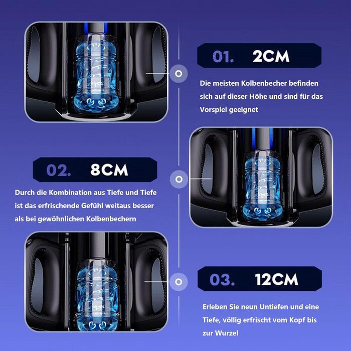 Електричний вимовний мастурбатор з двома ручками, 3 швидкості мультичастотний, секс-іграшки для чоловіків, мастурбація для чоловіків, кишенькові мастурбатори для пеніса