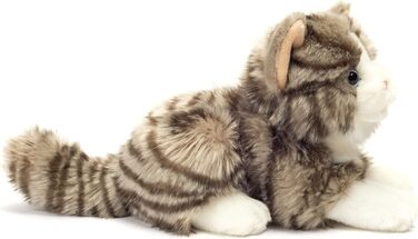М'яка іграшка Teddy Hermann 90691 Сіра киця 20 см (з переробленим наповнювачем)