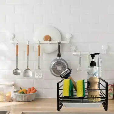 Органайзер для раковини з піддоном YOUJIA 2623268, чорний