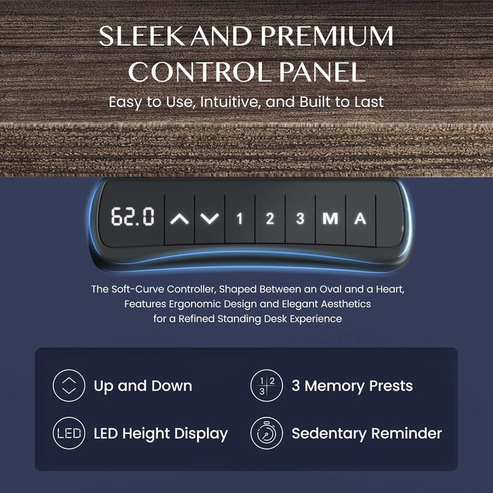 Стіл FLEXISPOT з регулюванням висоти, електрична рама столу з 2 потужними двигунами, супервантажопідйомність 160 кг, 3-рівнева телескопічна система, пам&39ять налаштувань, світлодіодний дисплей висоти (PRO Black) PRO король продуктивності з вантажопідйомн