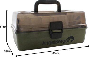Ящик для риболовних снастей Angel Berger з рибальськими аксесуарами, рибальський кейс, базове рибальське спорядження, рибальський набір