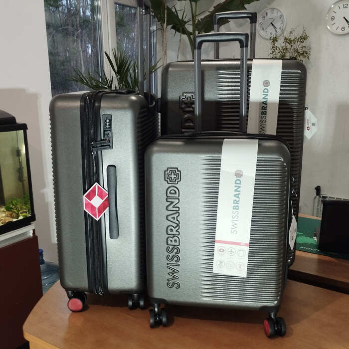 Валіза Swissbrand Enstone (L) Grey (SWB_LHENS801L)