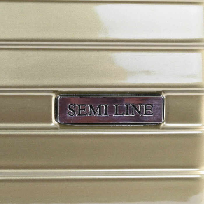 Валіза Semi Line 24' (M) Gold (T5763-2)