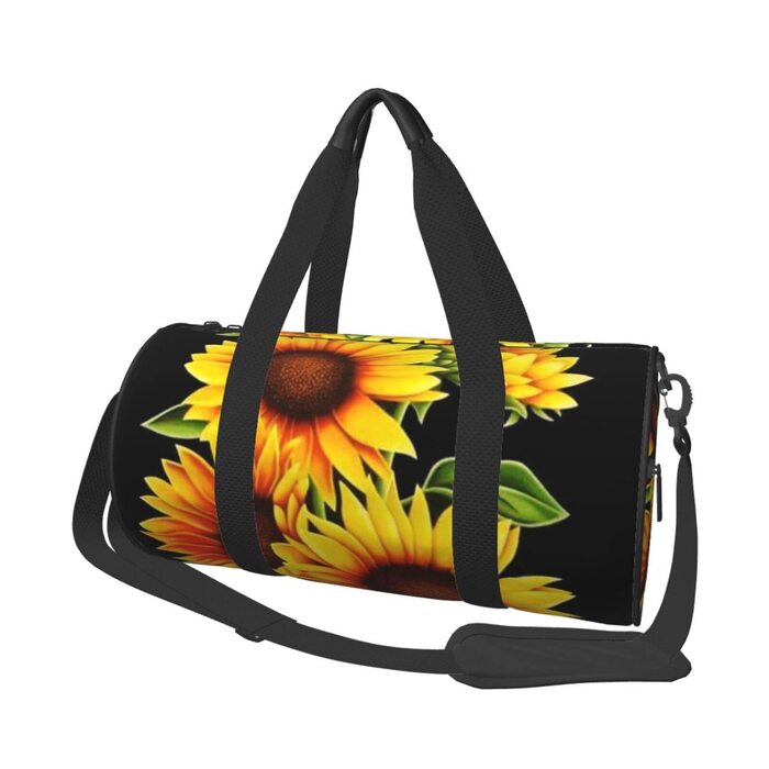 Дорожня сумка-мішок з соняшниками, унісекс, спортивна сумка