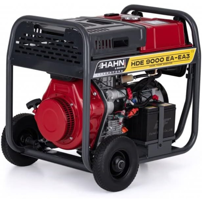 Дизельний генератор HDE 9000 EA-EA3 1/3-6 кВт Потужний та ефективний дизельний генератор для приватного та професійного використання, 97 дБ/А