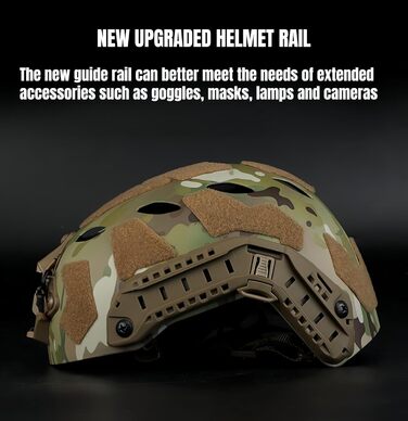 Тактичний шолом, спрощена версія, 0ps-C0re SF, надвисокий виріз, для їзди на велосипеді на природі, захист від пейнтболу, швидкий шолом для страйкболу, хакі
