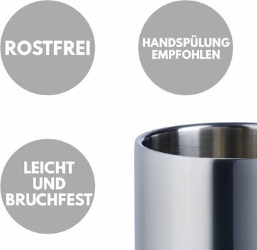 Тренд - Капітанська кружка з нержавіючої сталі з карабіном, подарунок для капітанів, кумедний вислів, човнярі, спортивні човни, чоловіки-моряки, вітрильний спорт, моторні човни (срібло)