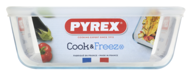 Форма з кришкою Pyrex Cook&Freez, 20х20х7 см (7092354)