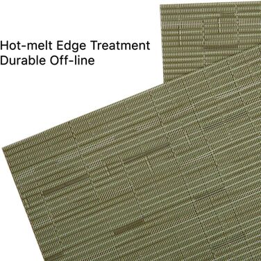 Набір килимків, що миються, 6 шт. , ткані килимки, що миються, нековзні, термостійкі, вінілові килимки, що миються, для кухні, обі