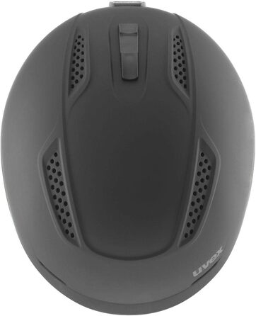 Лижний шолом для жінок та чоловіків - індивідуальне регулювання розміру - оптимізована вентиляція 55-59 см Одинарний чорний/прозорий