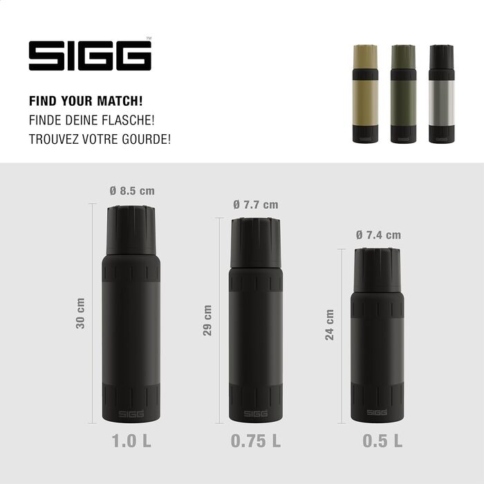 Ізольована пляшка для води Термос Alpine Star Black з чашкою Зберігає напої гарячими 20 годин, холодними 72 години Компактна та міцна Герметична Без BPA Для активного відпочинку, кемпінгу та походів Чорна 0,75 л (750 мл)