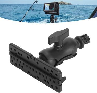 Монтажна база ехолота Annadu, універсальна монтажна пластина, поворотний м'яч на 360 градусів, шестигранна основа, електроніка, кріплення для ехолота, легке встановлення, морський, човен, байдарка, аксесуари