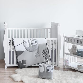 Комплект постільної білизни MY LITTLE ZONE для дитячого ліжечка, нейтральний, лісовий декор дитячої кімнати, комплект постільної б