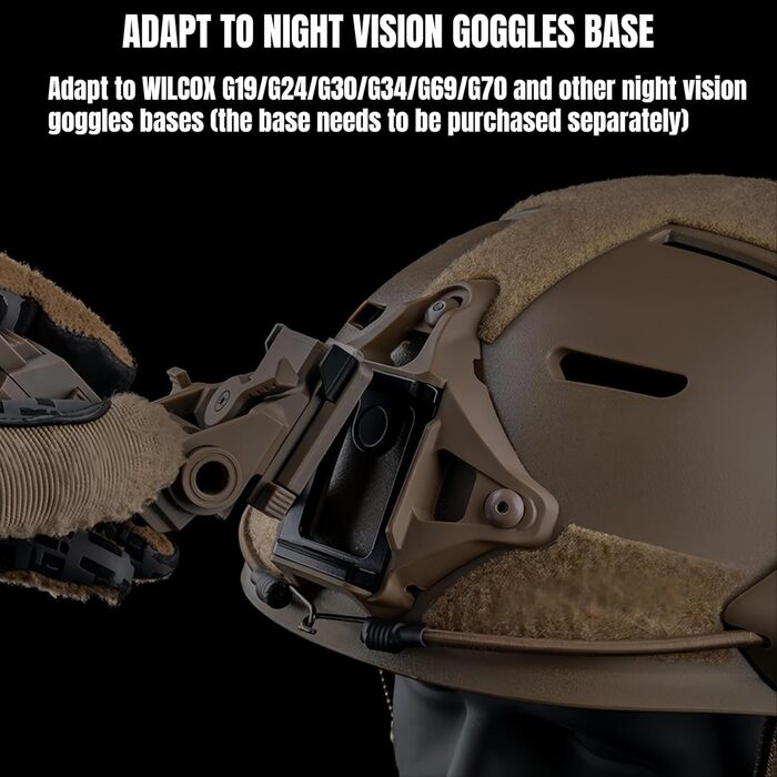 Тактичний шолом MK M.ETK F1UX у стилі комфортної внутрішньої підкладки для спорту на свіжому повітрі, полювання, стрільби, страйкболу, чорного кольору