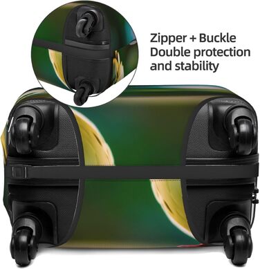 Чохол для валізи Tauben, міцний захист, підходить для багажу розміром 45,7 - 81,3 см, Чорний, Великий