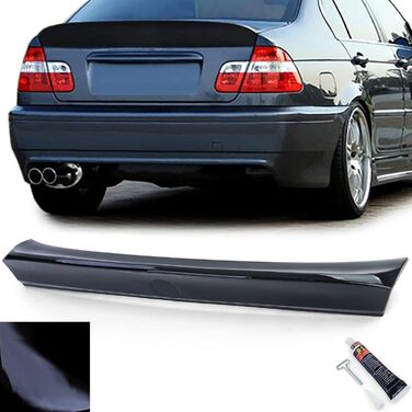 Задній спойлер Ducktail CSL Black Gloss підходить для BMW 3 Series E46 Sedan 98-05