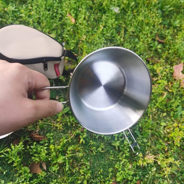 З нержавіючої сталі 304 Sierra Bowl набір посуду для кемпінгу, пішого туризму, барбекю та кемпінгу, 4 шт.