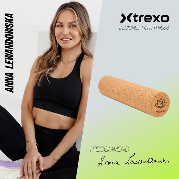 Ролик для тренування тригерних точок XTREXO з коричневого корку 40x10 см, 100 натуральний, екологічно чистий корок. Універсальне використання. Ідеально підходить для йоги, пілатесу, калістеніки та силових тренувань. Ефективне розслаблення м&39язів.