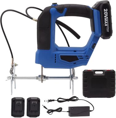 Акумуляторний електричний бджолиний шейкер із протиковзкою ручкою, акумуляторний для ферми медоносних бджіл (синій) EU Plug Blue