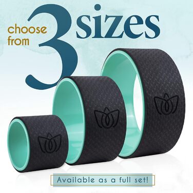 Колесо для йоги Florensi 25 см, одинарне, зелене