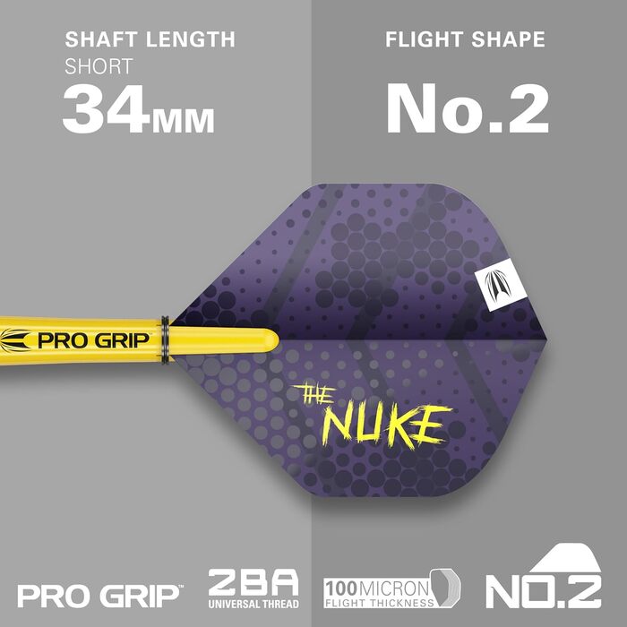 Дартс Target Luke Littler Loadout Steel Tip Swiss Point Darts, 90 вольфрам, 22G/23G/24G Набір дротиків зі сталевим наконечником, видання Player Edition, набори дротиків Swiss Points з інструментами, дротиками Pro Grip та льотками 2