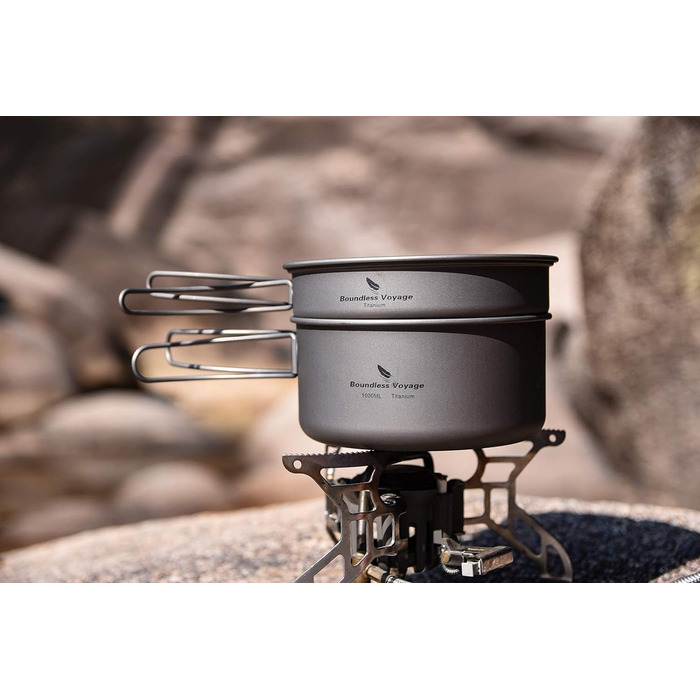 Л/1,95 л/2,9 л Кемпінговий підвісний горщик Каструля для супу з кришкою Відкритий посуд Легкий чайник Чаша для походів Кухонне нач