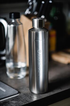 Металева пляшка SodaStream 0,8 л, підходить Duo та E-Duo, 1 упаковка