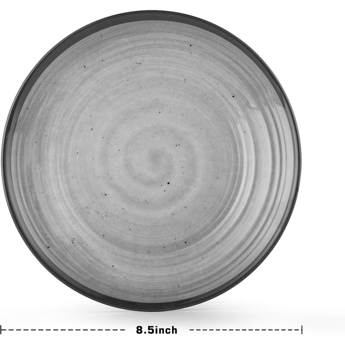 Набір меламінового посуду для 8 осіб, 24 предмети кемпінгового посуду, включаючи тарілки та миски, ідеально підходить для садових вечірок, вечірок на терасі, караванів