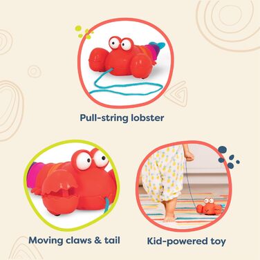 Равлик-Потягушка Pinchy Pat від B. Toys іграшка для малюків від 18 місяців