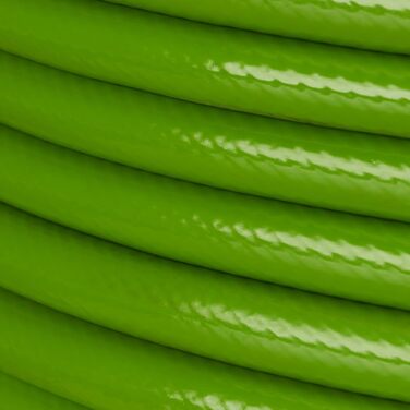 Шланг садовий Relaxdays 50 м, універсальний, 1/2 дюйма, для поливу грядок та газонів, пластик, світло-зелений