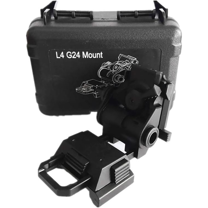 Нічні окуляри HWZ Stent Skip Rhino Night-Vision NVG кріплення для шолома L4 G24 Fast OPS PJ MH BJ Mich (чорний)