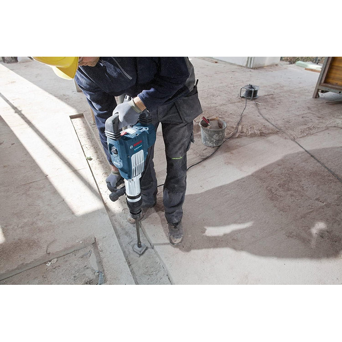 Ударний відбійний молоток GSH 11 VC (потужність 1700 Вт, з патроном SDS-max, 400 мм, вкл. загострене зубило, кейс) Basic