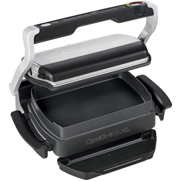 Деко для перекусів і випічки Tefal XA726870 OptiGrill XL (підходить тільки для OptiGrill XL, з антипригарним покриттям, ємність 2 л, можна мити в посудомийній машині), чорний
