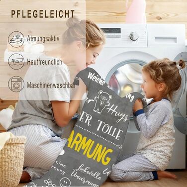 Подарунки для дівчини - Ковдра-обіймач 150 x 200 см Подарунки для жінок, сестри на Різдво, день народження, м&39які, портативні та можна прати в пральній машині, сірі 150 x 200 см