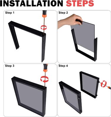 Серверна стійка GeeekPi 4U, 10-дюймова мережева стійка для серверів, мережевого та аудіо/відео обладнання, кріплення для стійки DeskPi RackMate T0 Plus, глибина 260 мм, чорний колір, 4U x 10,23&quot x Ш