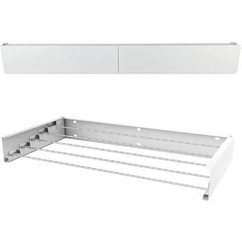 Конячка для білизни, 80 см біла для настінного монтажу, настінна сушарка для білизни Настінна сушарка для білизни, складна, висувн