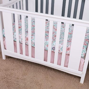 Комплект постільної білизни для дитячого ліжечка Baevellery, 3 предмети, м'яке дитяче ліжечко, візерунок жирафа, сірий