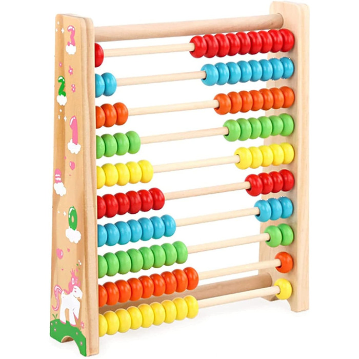 Рахівниця, дерев&39яна логарифмічна лінійка, дерев&39яна дитяча іграшка, іграшка Монтессорі, математика зі 100 дерев&39яними намис