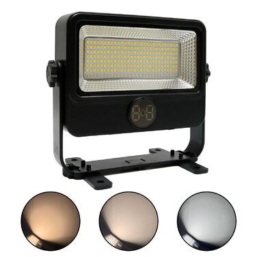 Світлодіодний кемпінговий світильник із сонячними ліхтарями для зовнішнього використання CCT3 із 5 режимами сонячного прожектора 1100 лм 90 Вт, акумуляторний сонячний світильник для огорожі IP65, водонепроникний настінний світильник 4800 мАг, акумулятор д