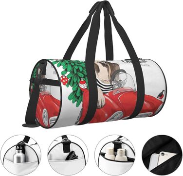 Велика дорожня сумка з написом З Різдвом, спортивна сумка для чоловіків та жінок, сумка для подорожей, спортивна сумка