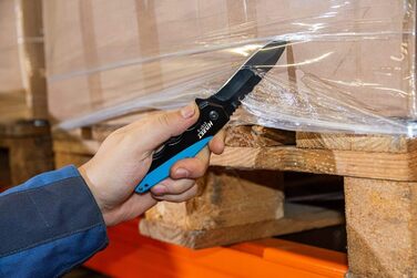 Складаний ніж 2157-3 I Кишеньковий ніж для вулиці з високоякісним лезом з нержавіючої сталі I Алюмінієва ручка з виїмками для паль