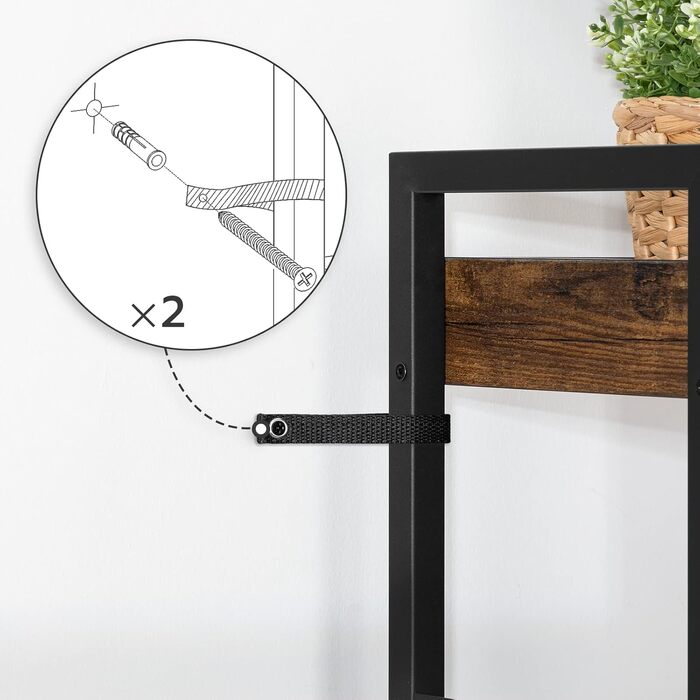 Книжкова полиця HOOBRO, книжкова шафа з дверцятами та полицею, полиця, стояча полиця, полиця для зберігання з 4 рівнями, промисловий дизайн, для вітальні, офісу, кухні, кабінету та коридору EBF46SJ01