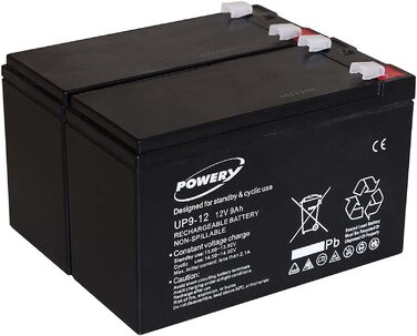 Батарея battery-net blei-gel для USV APC Smart-UPS 750 9Ah 12V (також замінює 7,2Ah / 7Ah), 12V, свинцево-кислотна