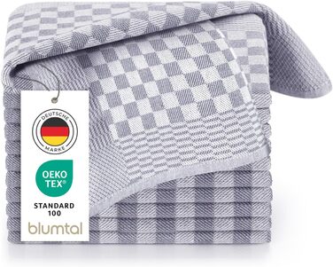 Чайні рушники Blumtal бавовняні 50x70 см у наборі 5 шт. - кухонні рушники, сертифіковані Oeko-TEX - надзвичайно поглинаючі чайні р