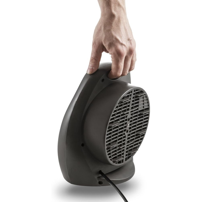 Тепловентилятор TROTEC TFH 20 E 2000 Вт, 2 режими нагріву режим охолодження, безступінчастий термостат, захист від перегріву та перекидання, функція вентилятора, портативний, колір мокко чорний