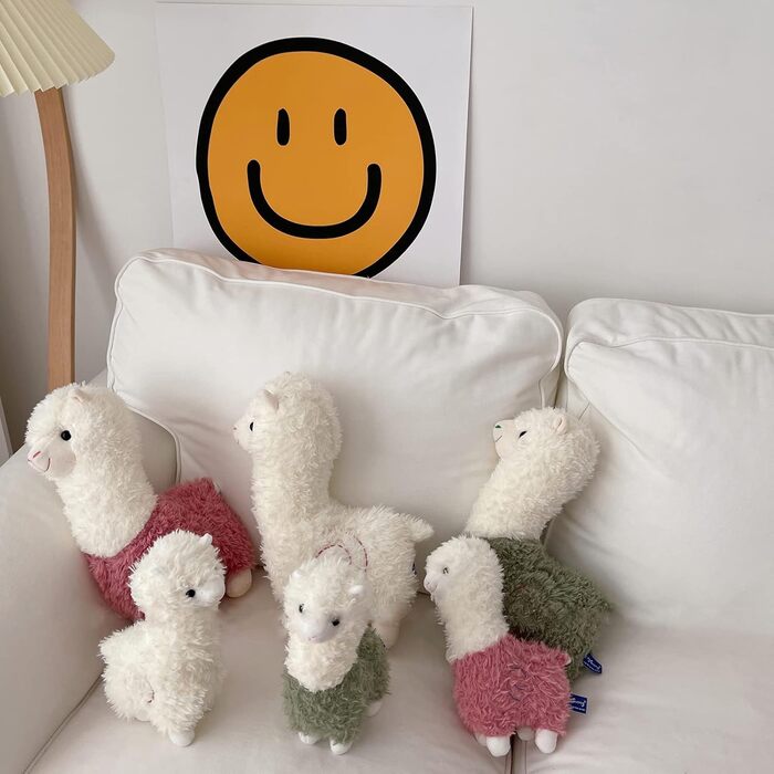 М'яка іграшка Celawork Альпака плюшева, 25 см біла