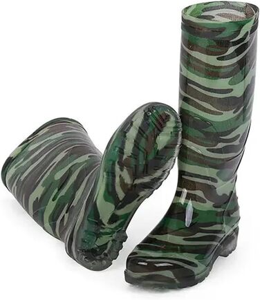 Чоловічі гумові чоботи, довгі гумові чоботи на гумовій підошві, водонепроникні робочі чоботи для чоловіків, 38 см, розмір ЄС 40