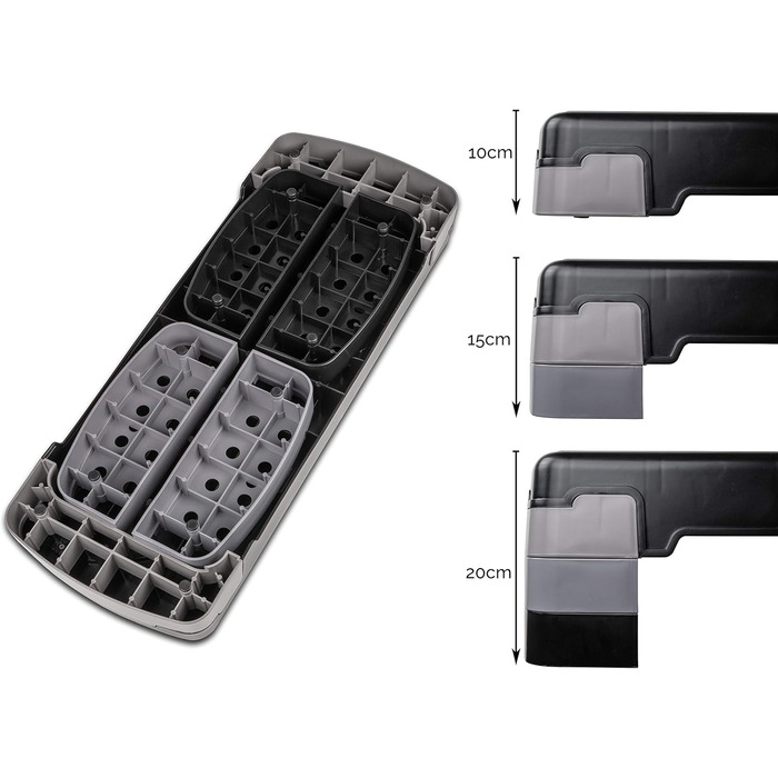 Включаючи тренування Домашній тренажер, 3-рівневе регулювання висоти Домашній степер для домашнього використання Степ-лава, тренажерний зал, аеробна степ-дошка