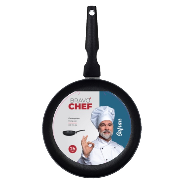 Сковорода BRAVO CHEF Safran 26 см б/кришки (6720858)