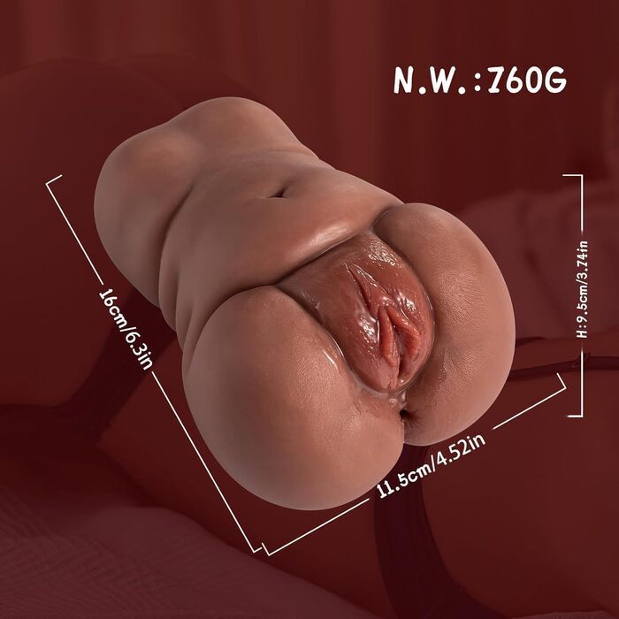 Реалістичний мастурбатор BBW Yun Xin Toys 2-в-1, 760 г